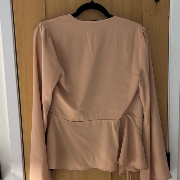 L'Academie Blush Wrap Top - Picture 3 of 3